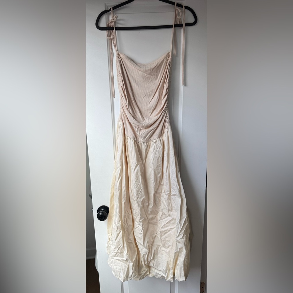 ILLA ILLA Cream Midi Dress
